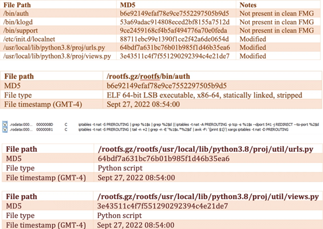 FortiOS Vulnerability Dataprise